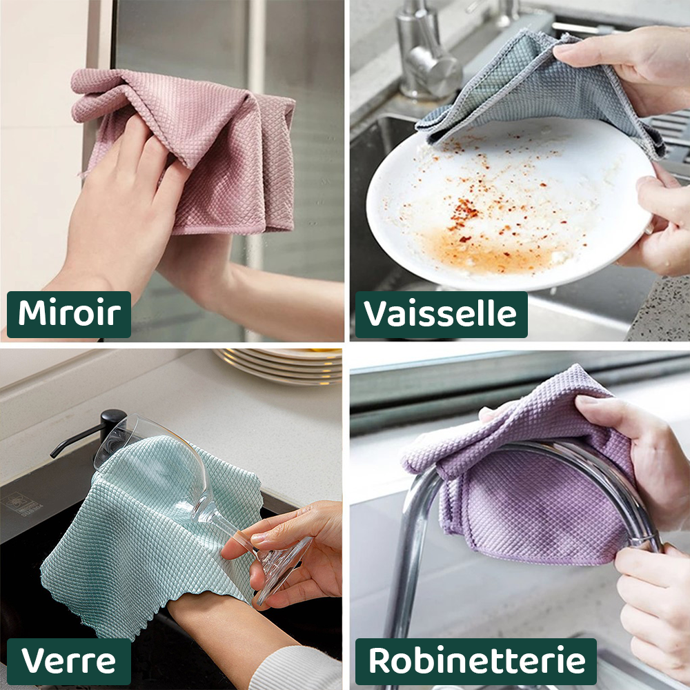 La Microfibre Verte - 30x30cm