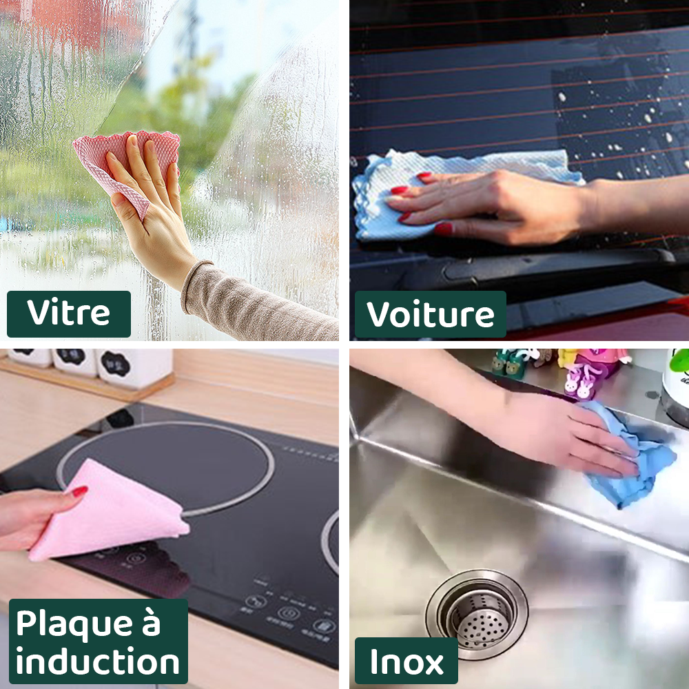La Microfibre Verte - 30x30cm
